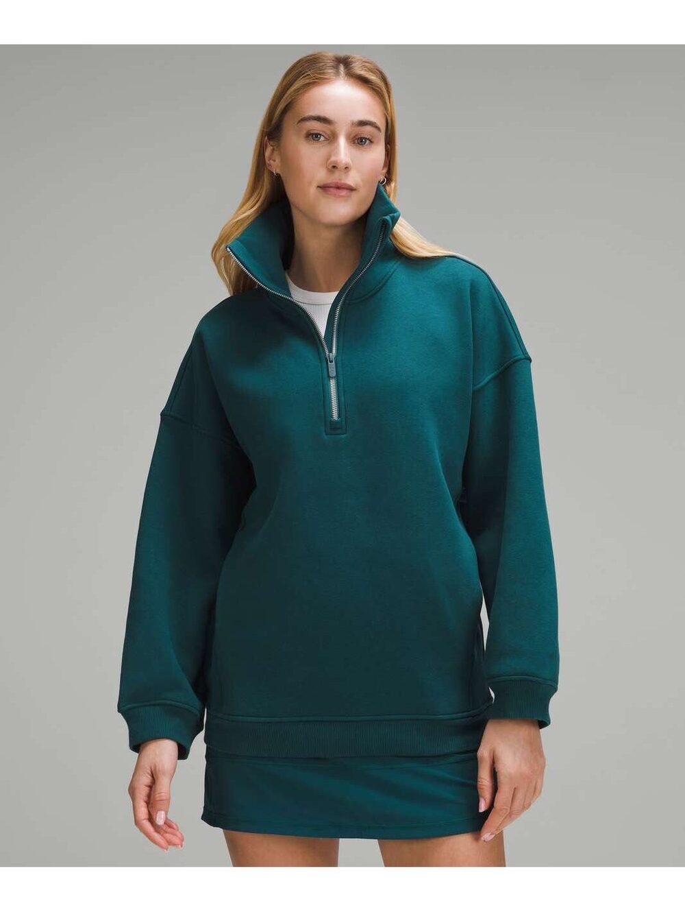 Rare Lululemon Thick Fleece Half Zip Storm Teal